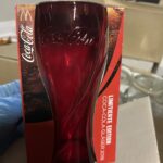 Coca Cola Glas rot