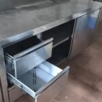 Edelstahl-Schrank (1,80m)