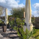 Großer Sonnenschirm