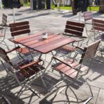 Terrasse Tische und Stühle